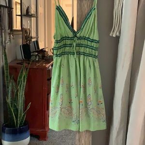 Free People Silk mini dress. Sz 6